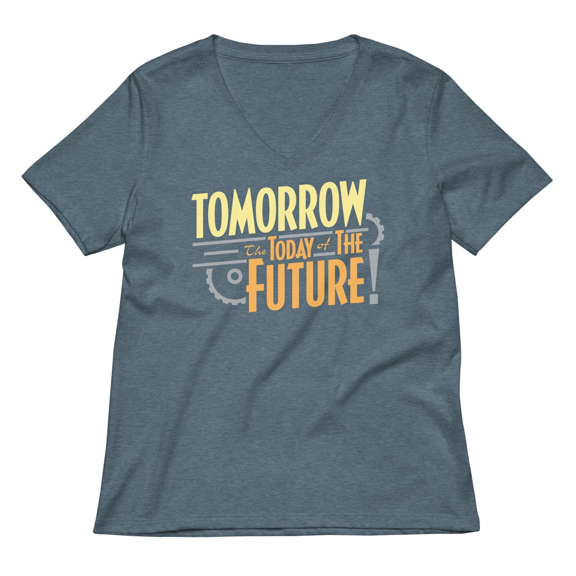 Tomorrow, The Today Of The Future Women's V-Neck Tee Hoodie, Sweatshirt | CoreVibeTees.com (Image 4)