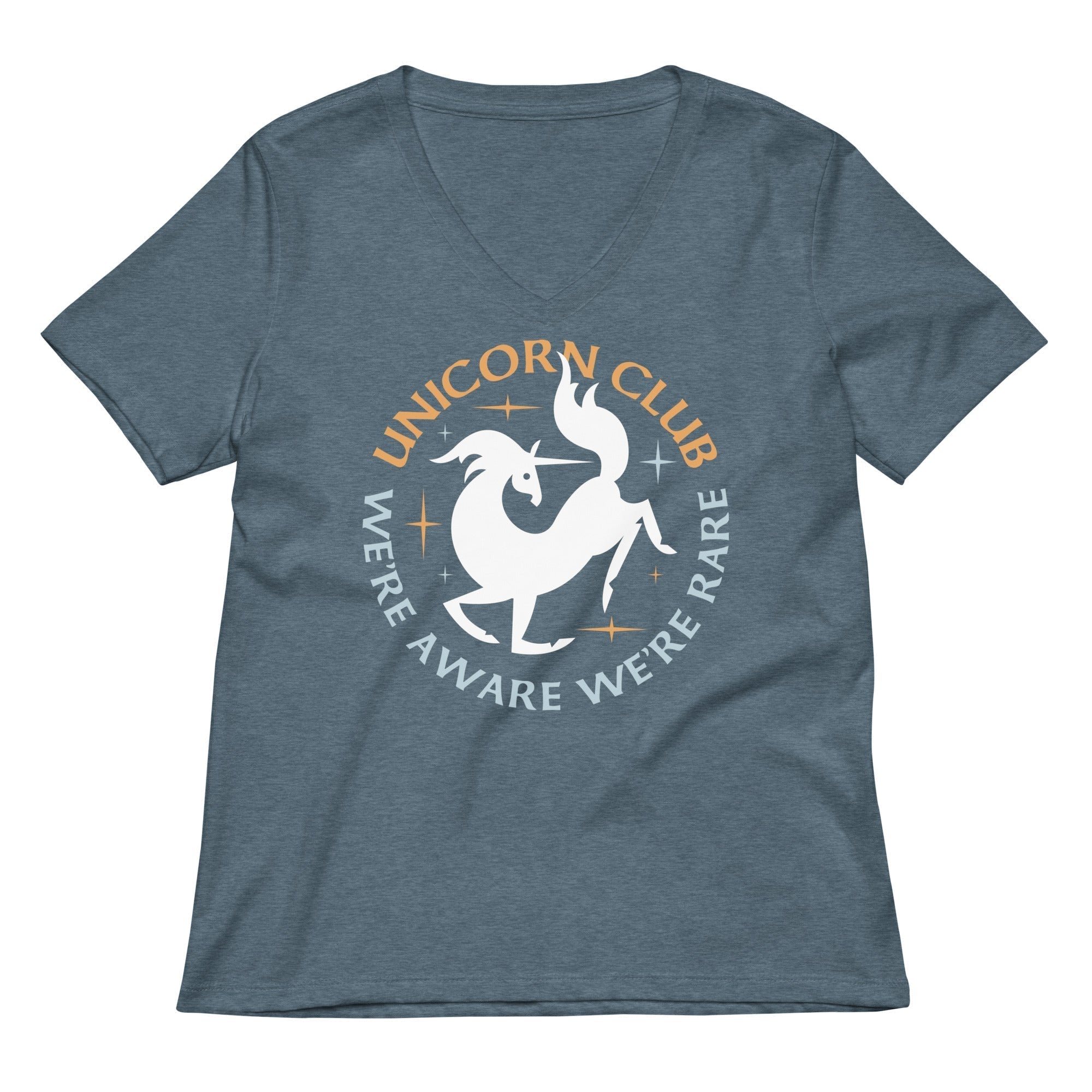 Unicorn Club Women's V-Neck Tee Hoodie, Sweatshirt | CoreVibeTees.com (Image 4)