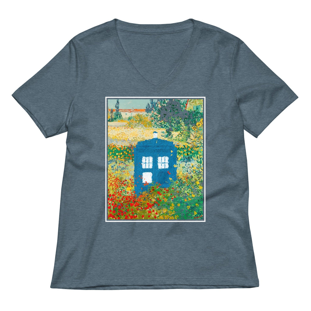 Garden In Bloom Women's V-Neck Tee Hoodie, Sweatshirt | CoreVibeTees.com (Image 4)