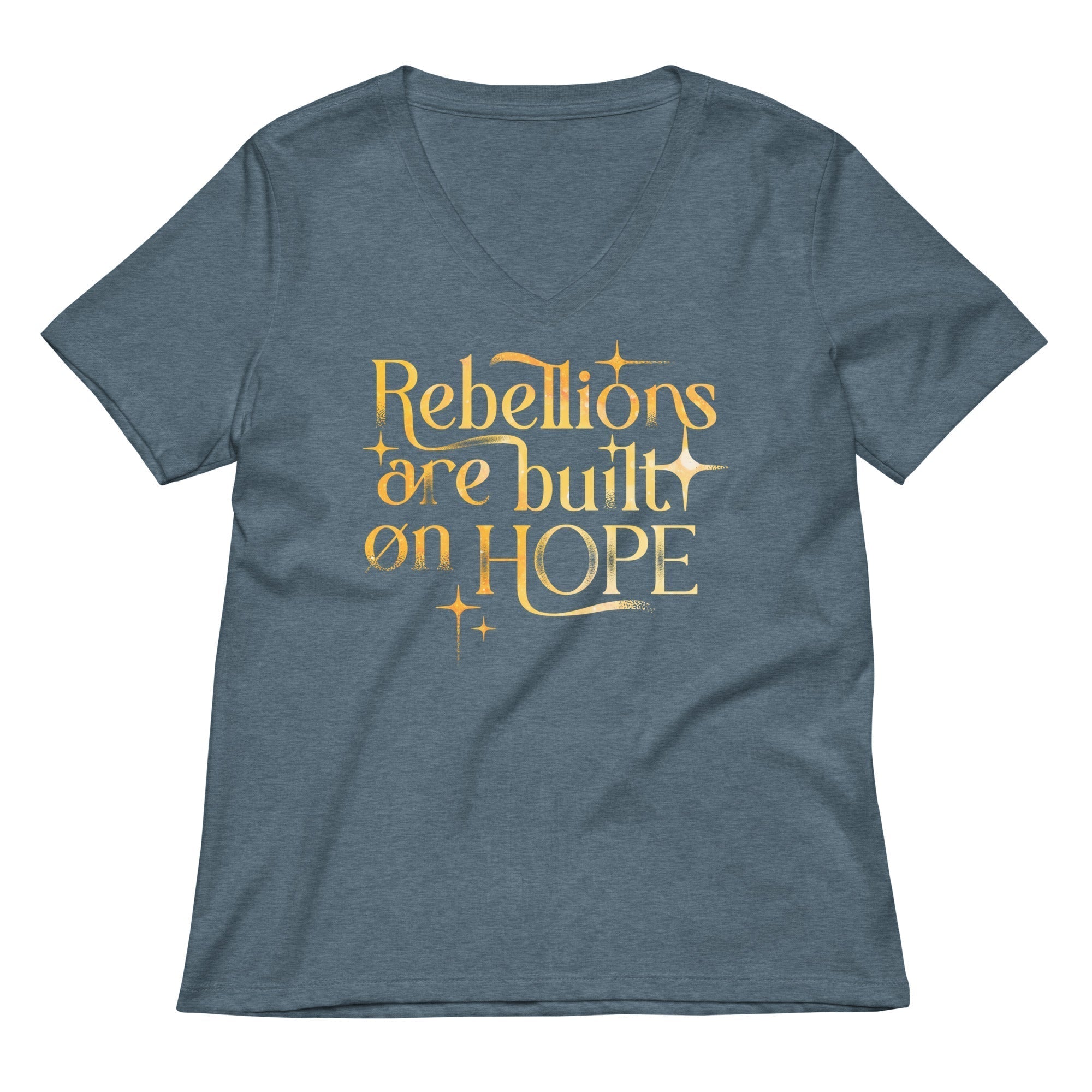 Rebellions Are Built On Hope Women's V-Neck Tee Hoodie, Sweatshirt | CoreVibeTees.com (Image 4)