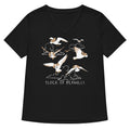Flock Of Beagulls Women's V-Neck Tee Hoodie, Sweatshirt | CoreVibeTees.com (Image 1)