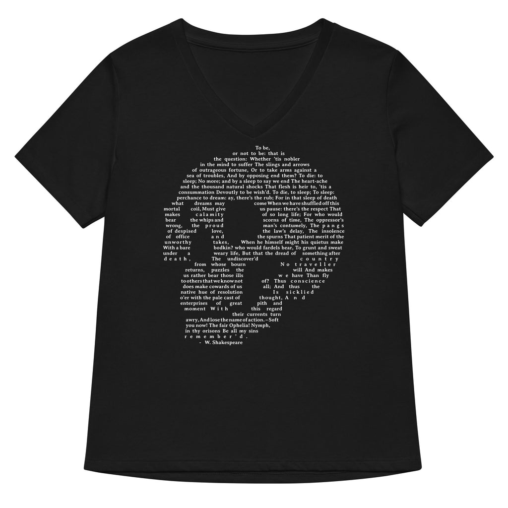 Hamlet Soliloquy Women's V-Neck Tee Hoodie, Sweatshirt | CoreVibeTees.com (Image 1)