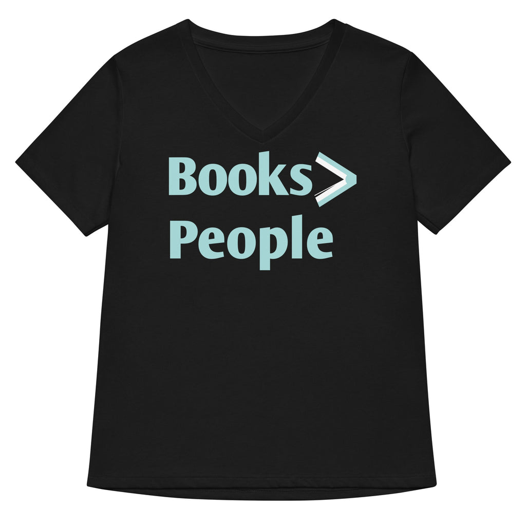 Books>People Women's V-Neck Tee Hoodie, Sweatshirt | CoreVibeTees.com (Image 2)