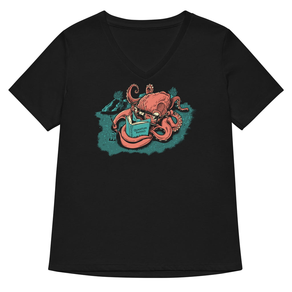 Octonerd Women's V-Neck Tee Hoodie, Sweatshirt | CoreVibeTees.com (Image 1)