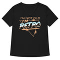 I'm Not Old I'm Retro Women's V-Neck Tee Hoodie, Sweatshirt | CoreVibeTees.com (Image 1)