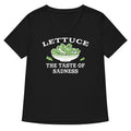 Lettuce, The Taste Of Sadness Women's V-Neck Tee Hoodie, Sweatshirt | CoreVibeTees.com (Image 1)