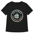 Caffeinate And Procrastinate Women's V-Neck Tee Hoodie, Sweatshirt | CoreVibeTees.com (Image 1)