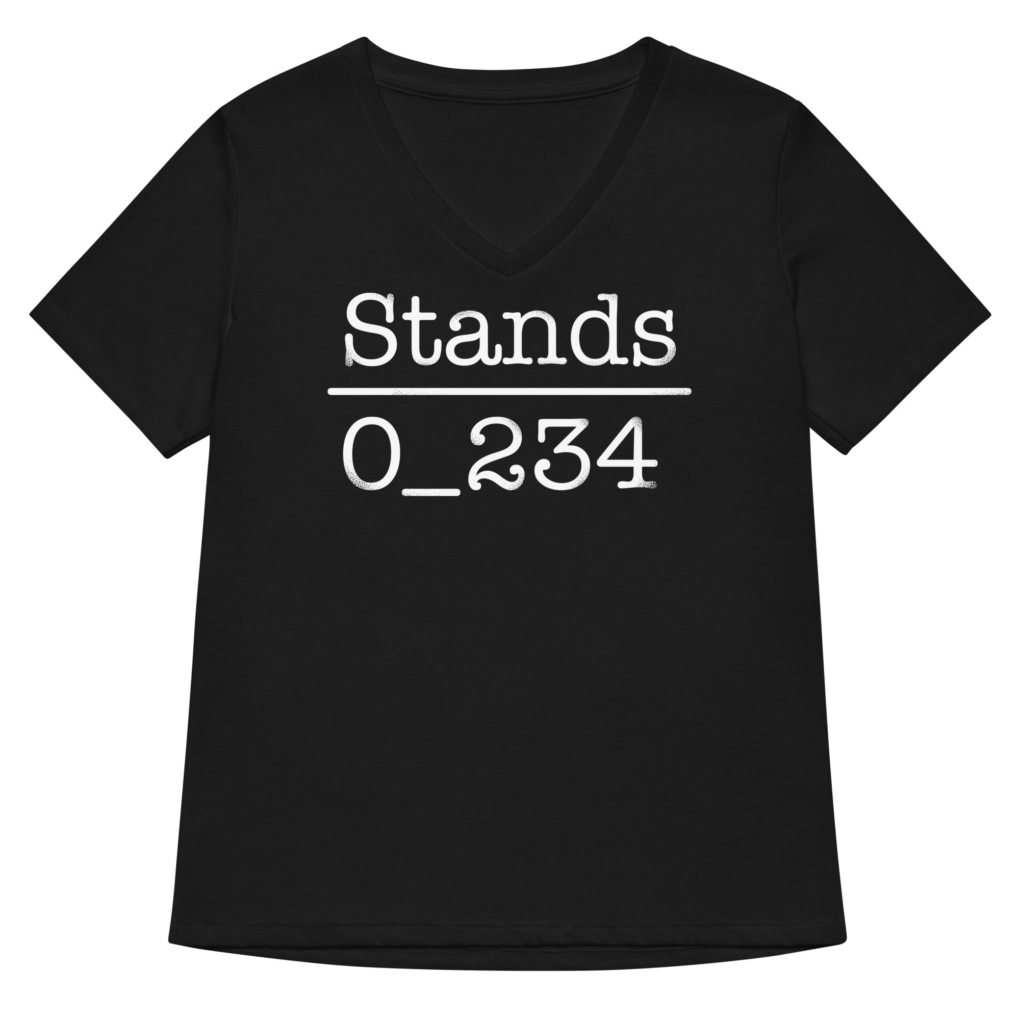 No 1 Under Stands Women's V-Neck Tee Hoodie, Sweatshirt | CoreVibeTees.com (Image 1)