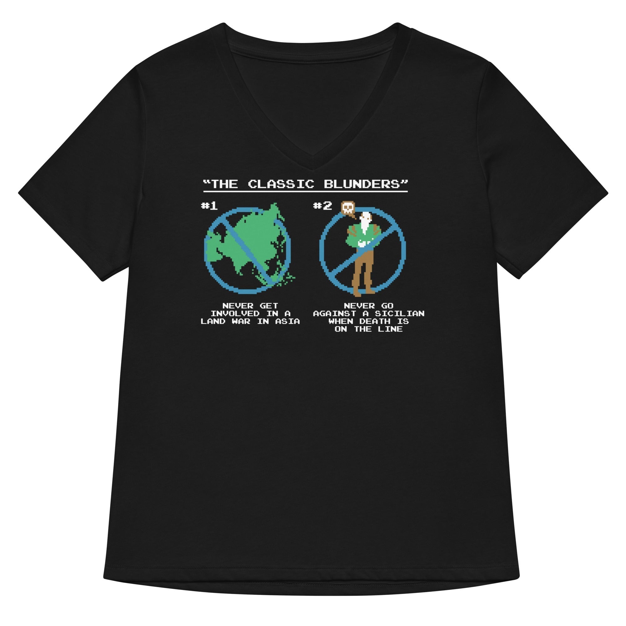 The Classic Blunders Women's V-Neck Tee Hoodie, Sweatshirt | CoreVibeTees.com (Image 1)