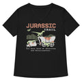 Jurassic Trail Women's V-Neck Tee Hoodie, Sweatshirt | CoreVibeTees.com (Image 1)
