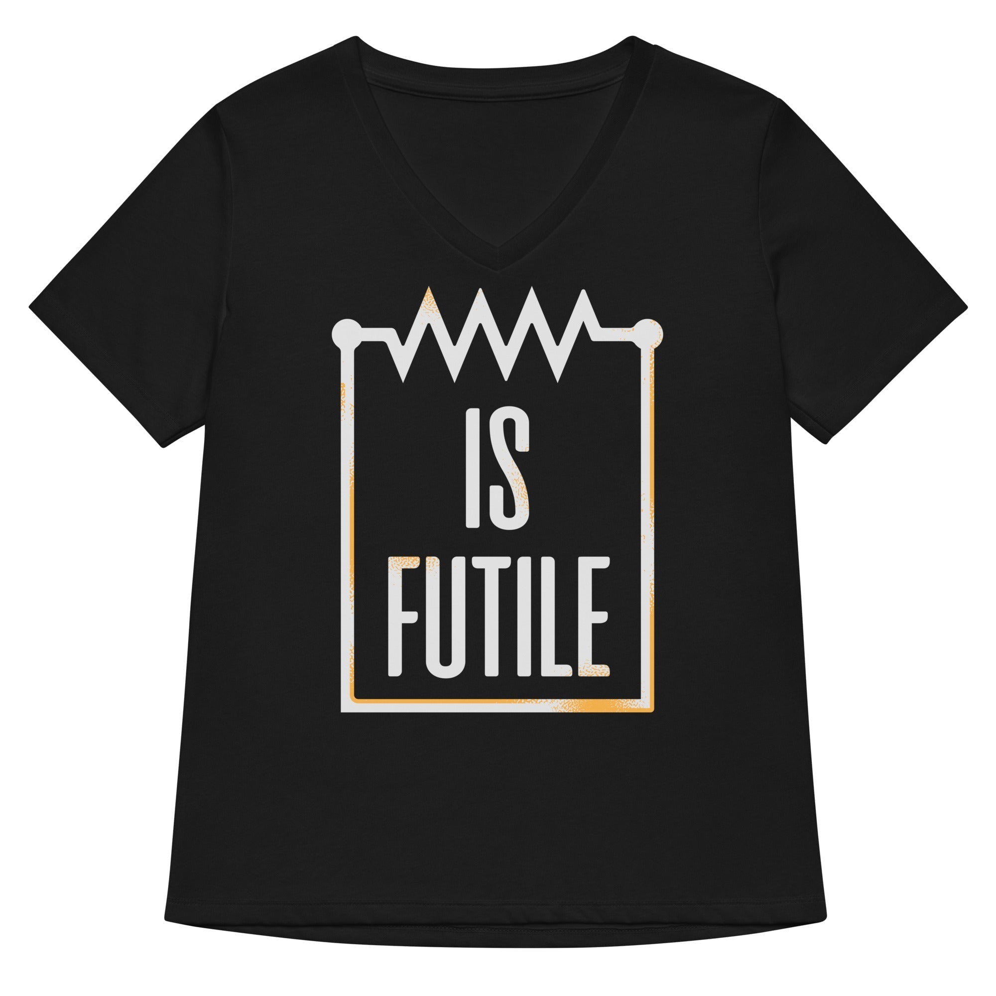 Resistor Is Futile Women's V-Neck Tee Hoodie, Sweatshirt | CoreVibeTees.com (Image 2)