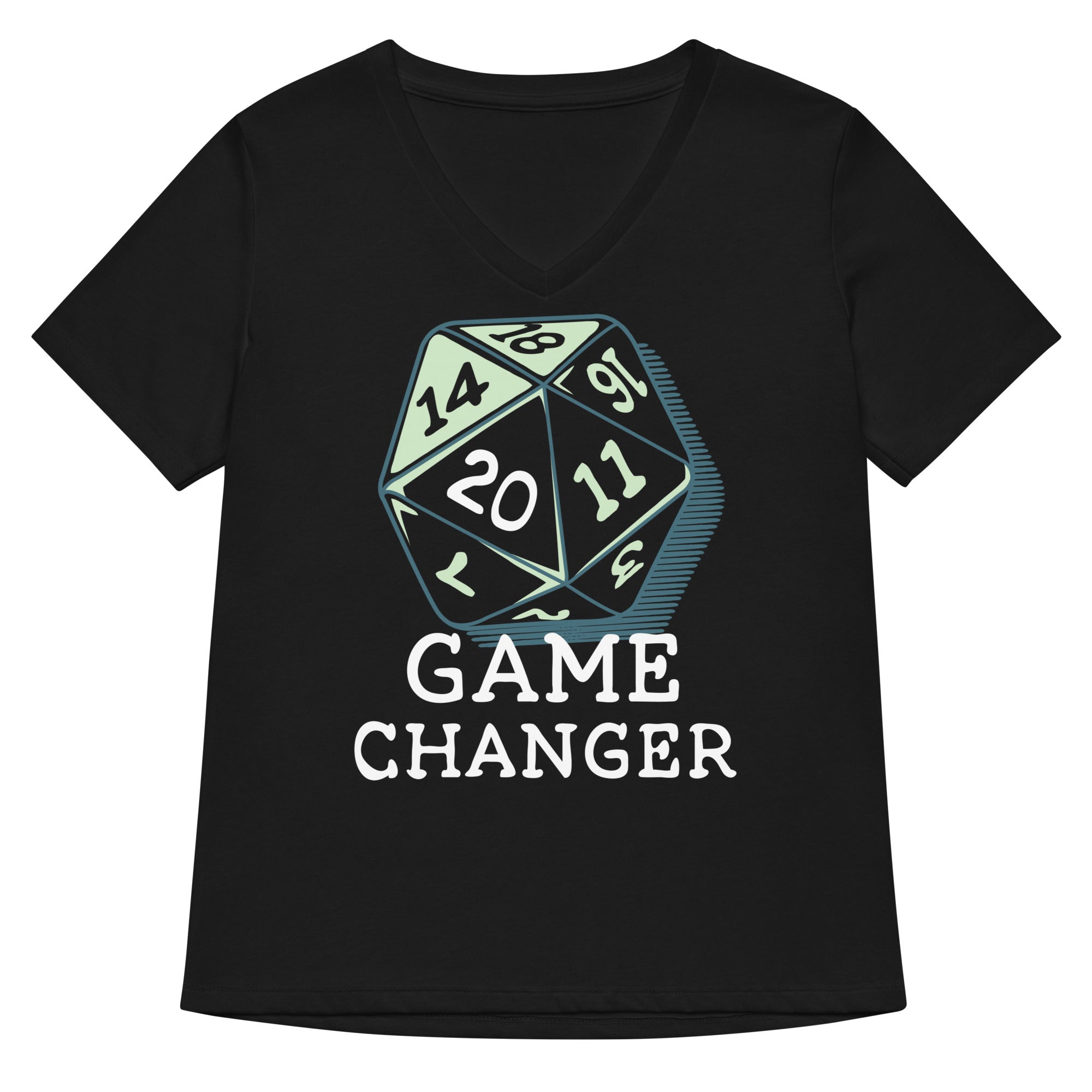 Game Changer Women's V-Neck Tee Hoodie, Sweatshirt | CoreVibeTees.com (Image 2)