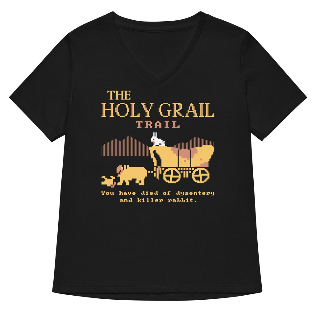 The Holy Grail Trail Women's V-Neck Tee Hoodie, Sweatshirt | CoreVibeTees.com (Image 1)
