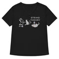 String Theory Women's V-Neck Tee Hoodie, Sweatshirt | CoreVibeTees.com (Image 1)