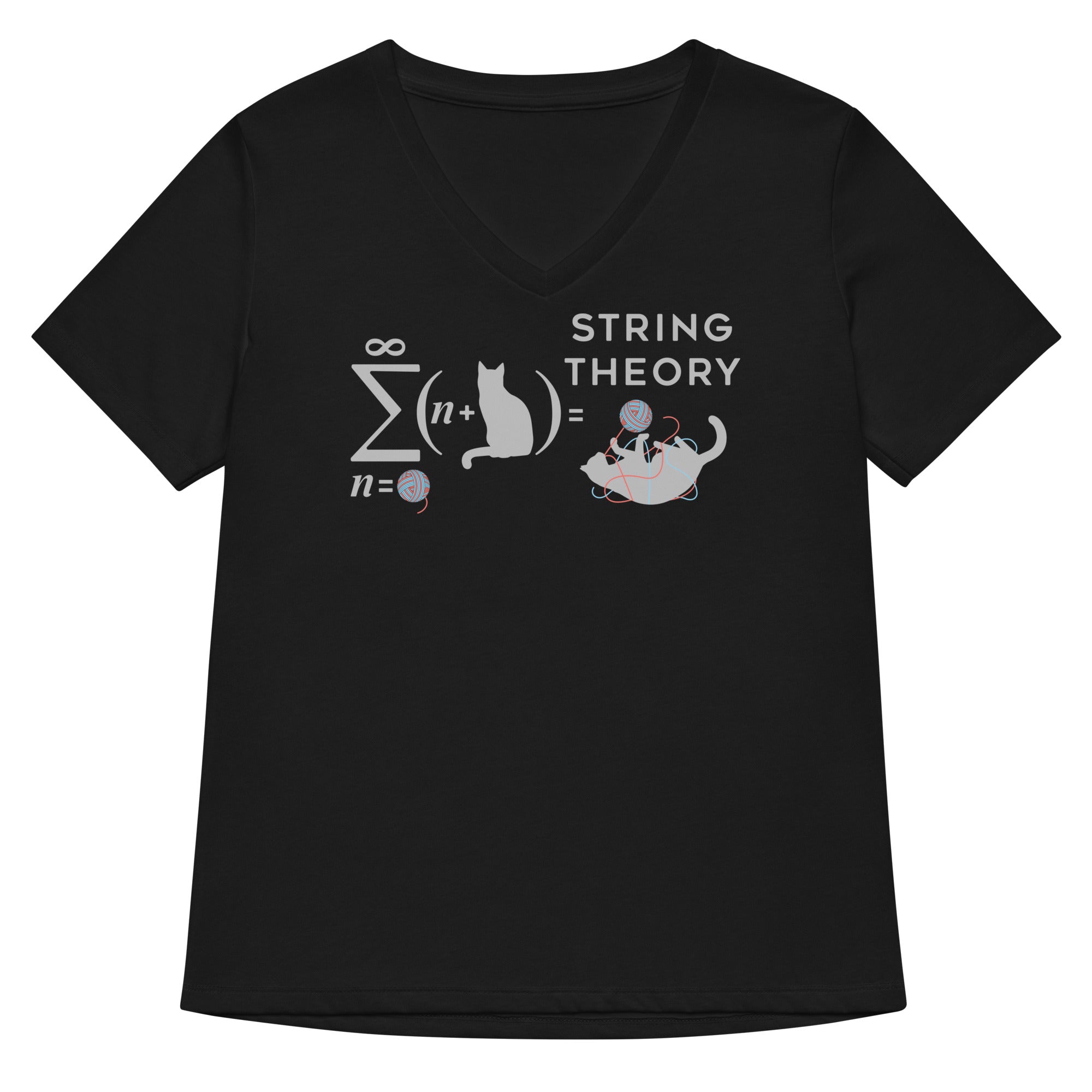 String Theory Women's V-Neck Tee Hoodie, Sweatshirt | CoreVibeTees.com (Image 1)