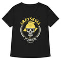 Greyskull Power Company Women's V-Neck Tee Hoodie, Sweatshirt | CoreVibeTees.com (Image 1)