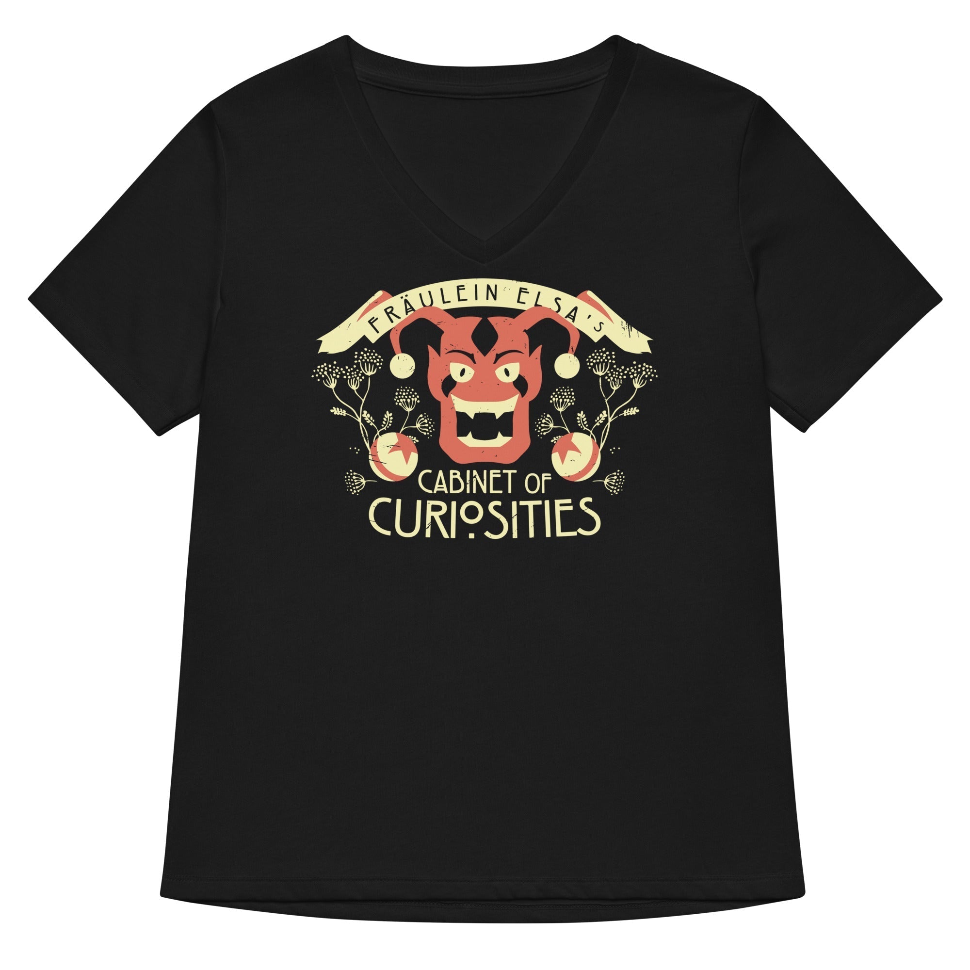 Cabinet Of Curiosities Women's V-Neck Tee Hoodie, Sweatshirt | CoreVibeTees.com (Image 3)