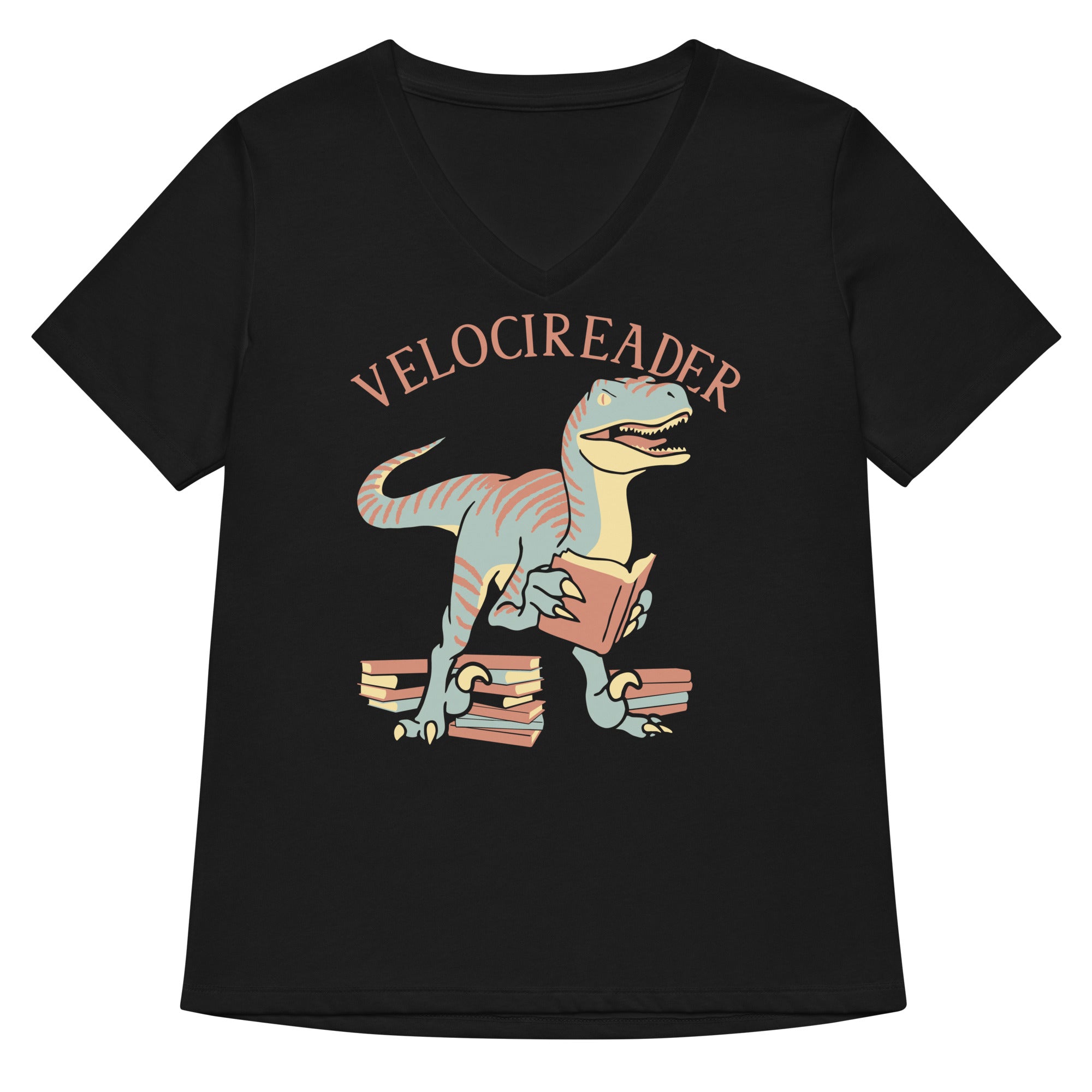 Velocireader Women's V-Neck Tee Hoodie, Sweatshirt | CoreVibeTees.com (Image 1)