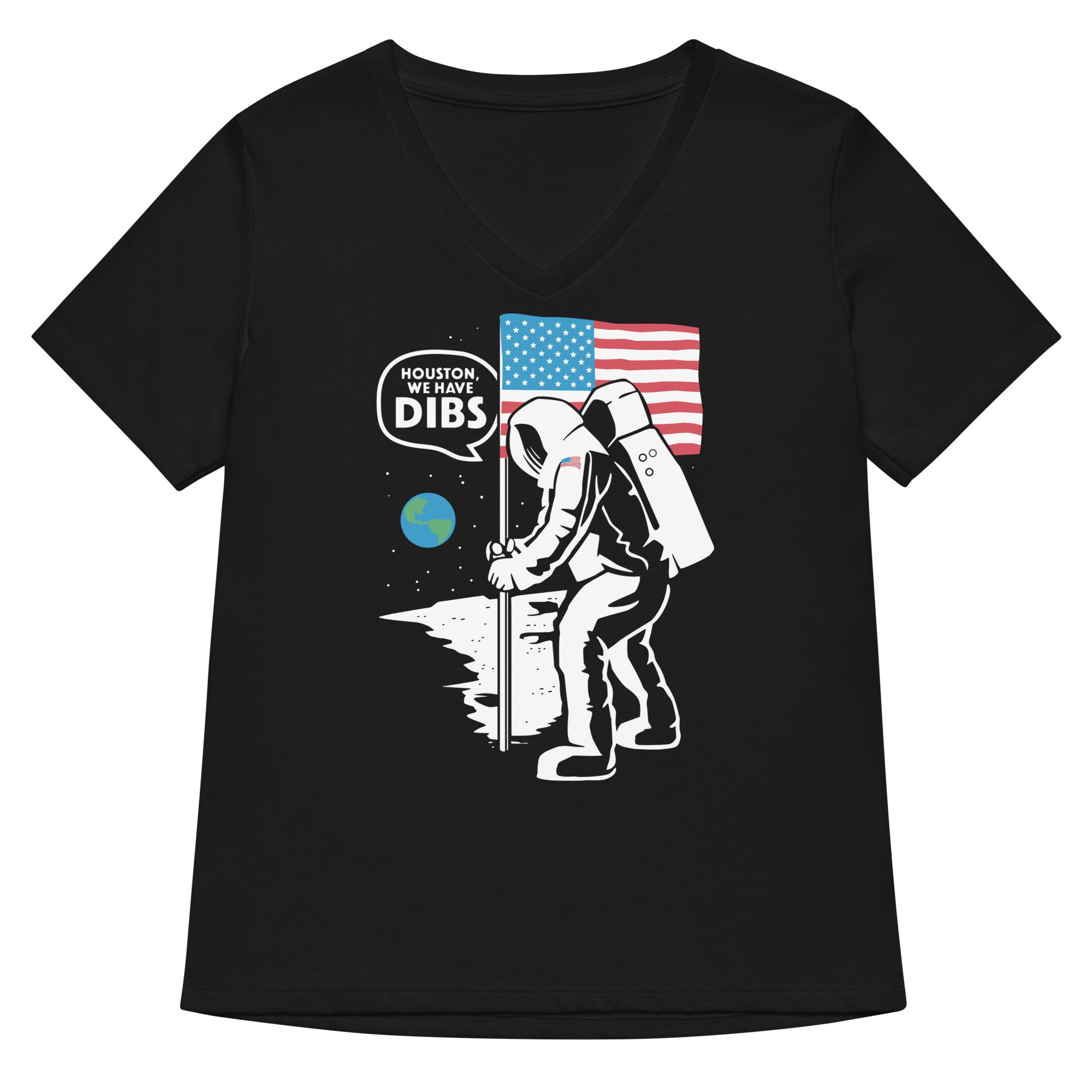 We Have Dibs Women's V-Neck Tee Hoodie, Sweatshirt | CoreVibeTees.com (Image 1)