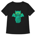 Cathulhu Women's V-Neck Tee Hoodie, Sweatshirt | CoreVibeTees.com (Image 1)