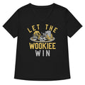 Let The Wookiee Win Women's V-Neck Tee Hoodie, Sweatshirt | CoreVibeTees.com (Image 1)