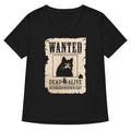 Wanted Dead And Alive Women's V-Neck Tee Hoodie, Sweatshirt | CoreVibeTees.com (Image 1)