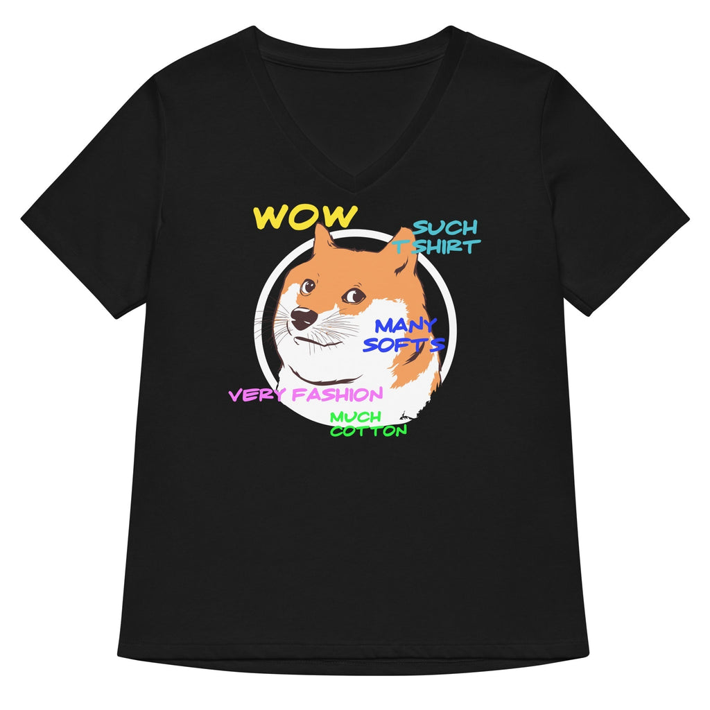 Doge Shirt Women's V-Neck Tee Hoodie, Sweatshirt | CoreVibeTees.com (Image 1)