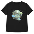 20,000 Purrrs Under The Sea Women's V-Neck Tee Hoodie, Sweatshirt | CoreVibeTees.com (Image 1)