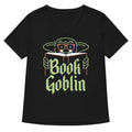 Book Goblin Women's V-Neck Tee Hoodie, Sweatshirt | CoreVibeTees.com (Image 1)
