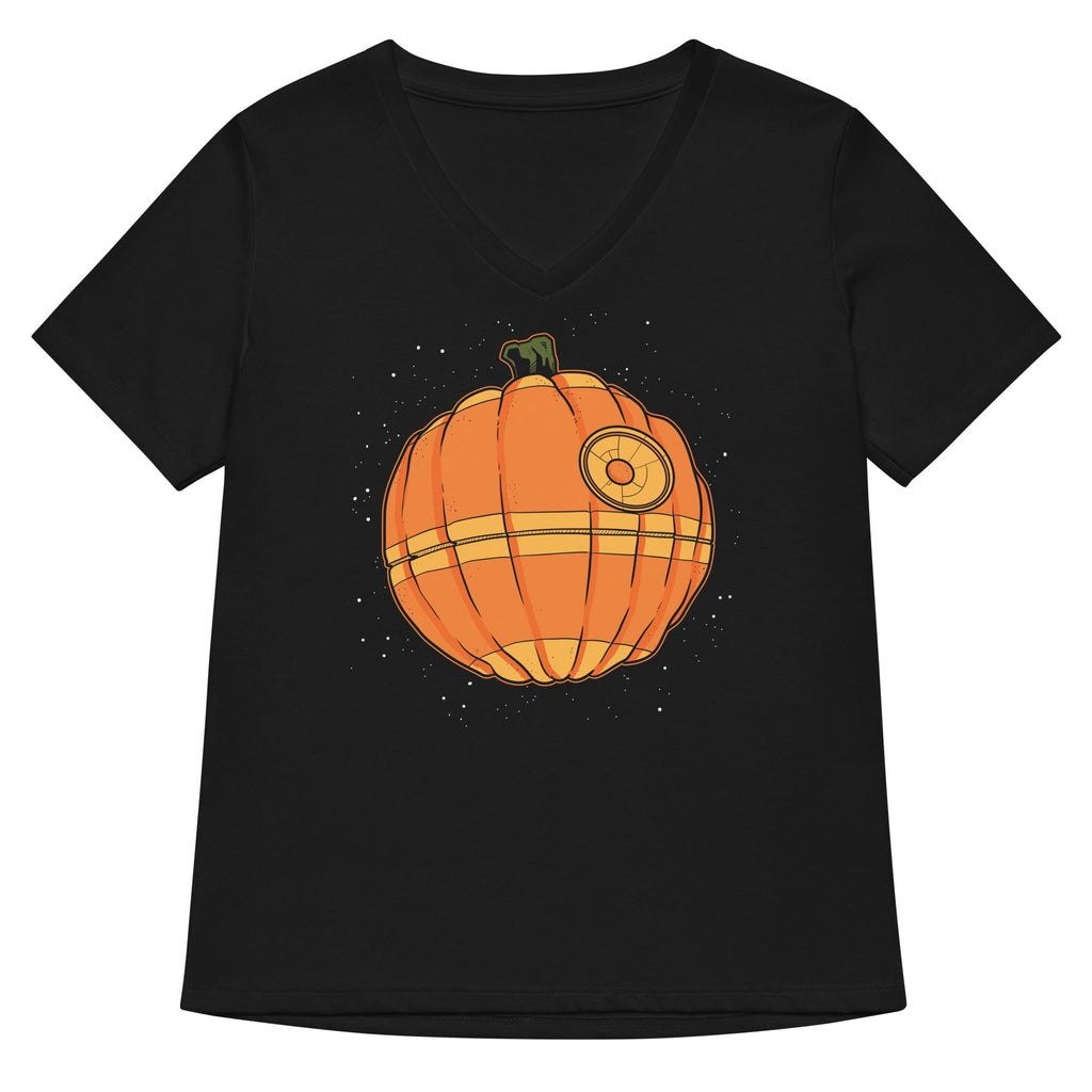 That's No Pumpkin Women's V-Neck Tee Hoodie, Sweatshirt | CoreVibeTees.com (Image 1)
