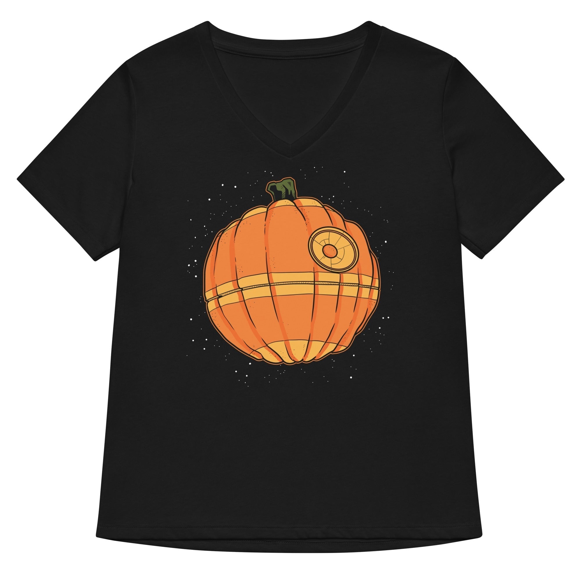 That's No Pumpkin Women's V-Neck Tee Hoodie, Sweatshirt | CoreVibeTees.com (Image 1)