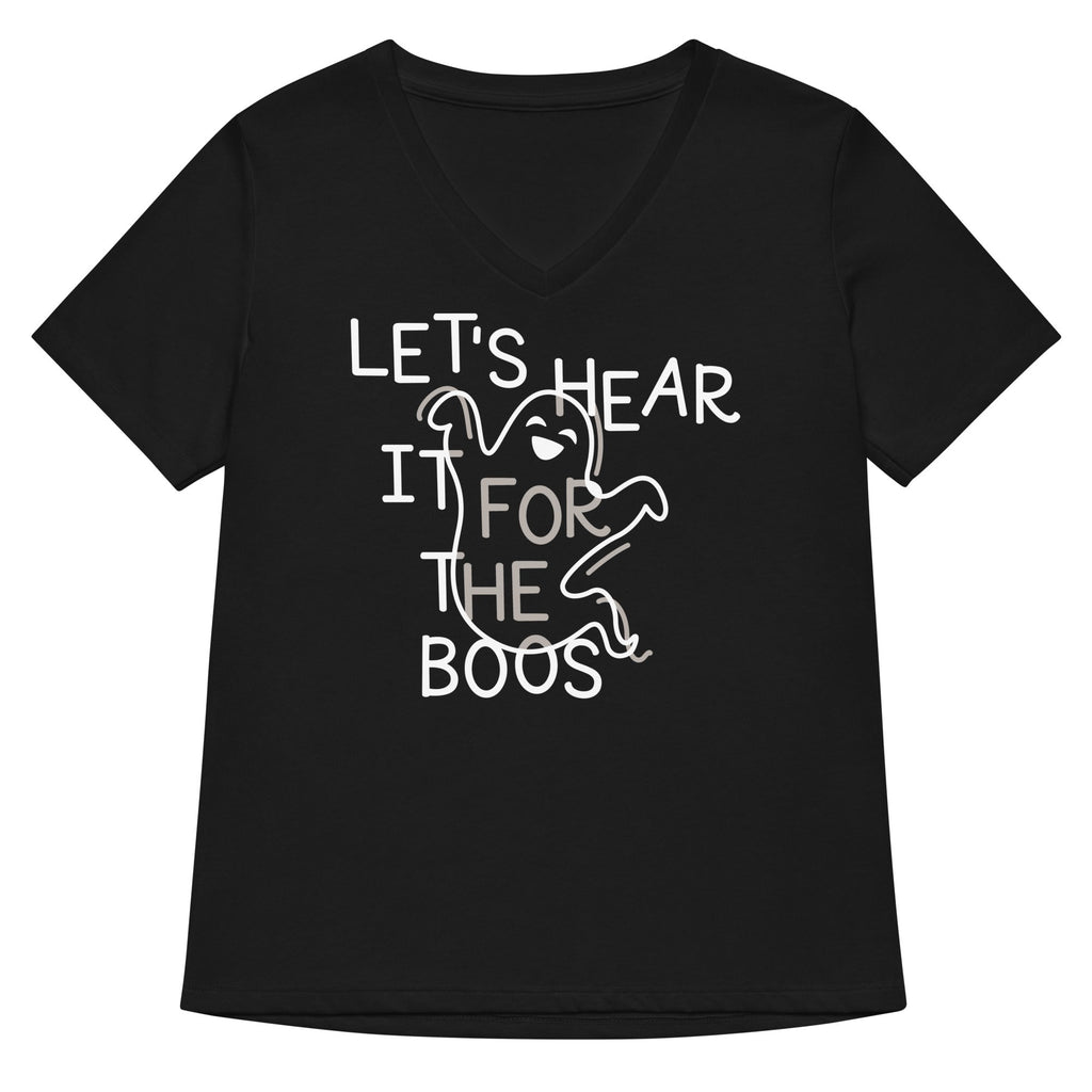 Let's Hear It For The Boos Women's V-Neck Tee Hoodie, Sweatshirt | CoreVibeTees.com (Image 1)