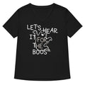 Let's Hear It For The Boos Women's V-Neck Tee Hoodie, Sweatshirt | CoreVibeTees.com (Image 1)