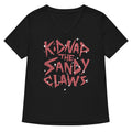 Kidnap The Sandy Claws Women's V-Neck Tee Hoodie, Sweatshirt | CoreVibeTees.com (Image 1)