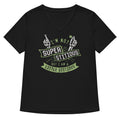 I'm Not Superstitious, But I Am A Little Stitious Women's V-Neck Tee Hoodie, Sweatshirt | CoreVibeTees.com (Image 1)