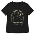 Someone's Gonna End Up Crying Women's V-Neck Tee Hoodie, Sweatshirt | CoreVibeTees.com (Image 1)