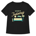 Very Indoorsy Women's V-Neck Tee Hoodie, Sweatshirt | CoreVibeTees.com (Image 1)
