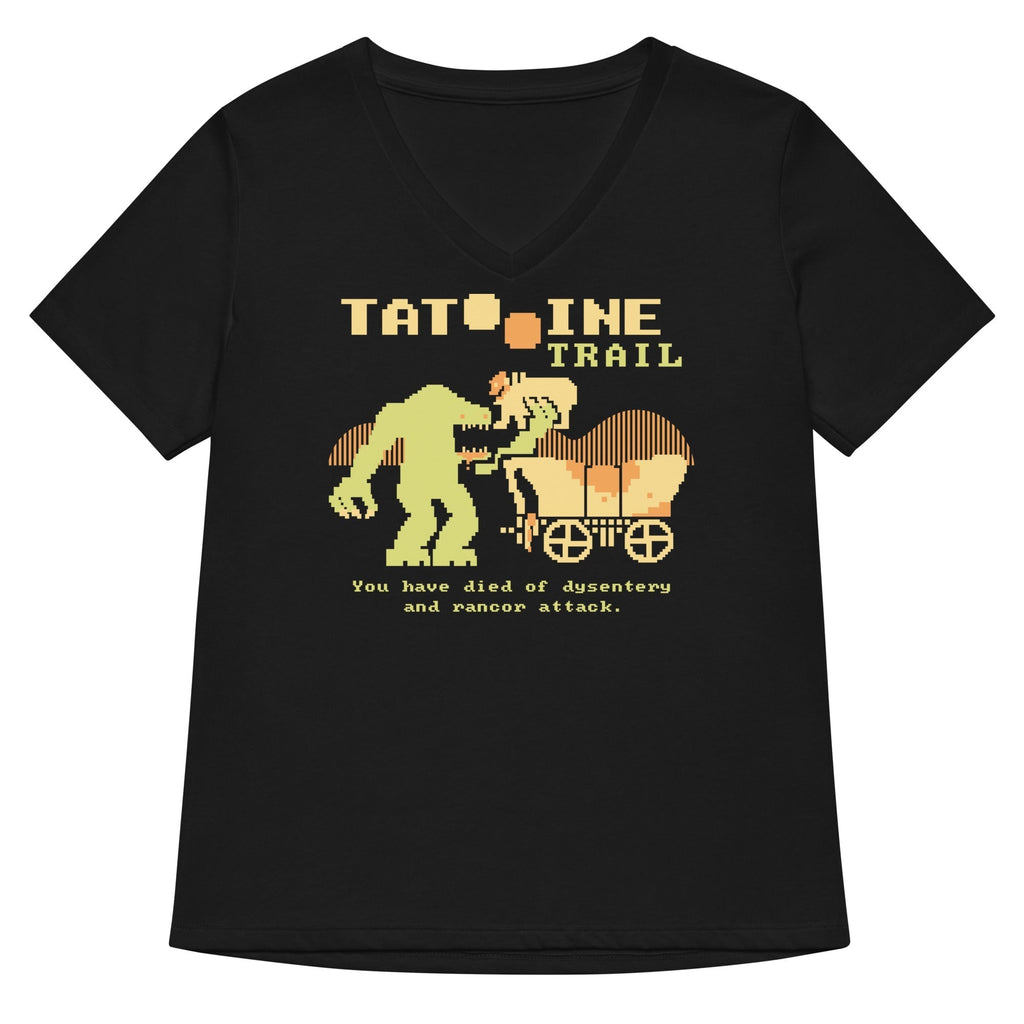 Tatooine Trail Women's V-Neck Tee Hoodie, Sweatshirt | CoreVibeTees.com (Image 4)