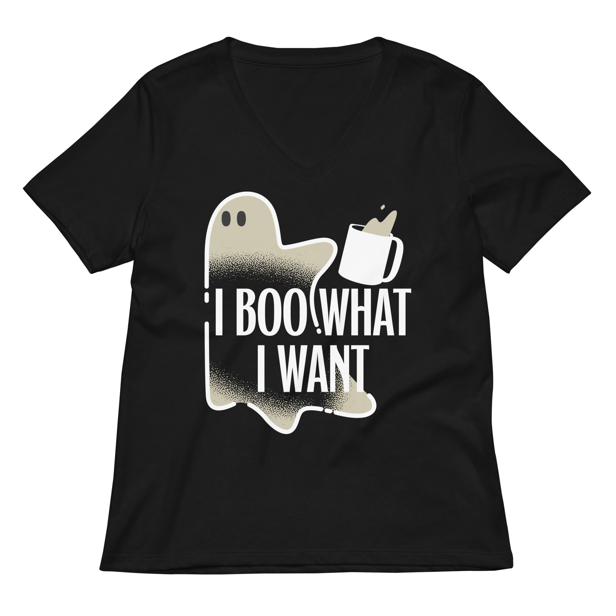 I Boo What I Want Women's V-Neck Tee Hoodie, Sweatshirt | CoreVibeTees.com (Image 1)