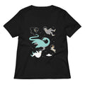 Cryptids In Space Women's V-Neck Tee Hoodie, Sweatshirt | CoreVibeTees.com (Image 1)