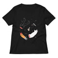 Floating Limbs Women's V-Neck Tee Hoodie, Sweatshirt | CoreVibeTees.com (Image 1)