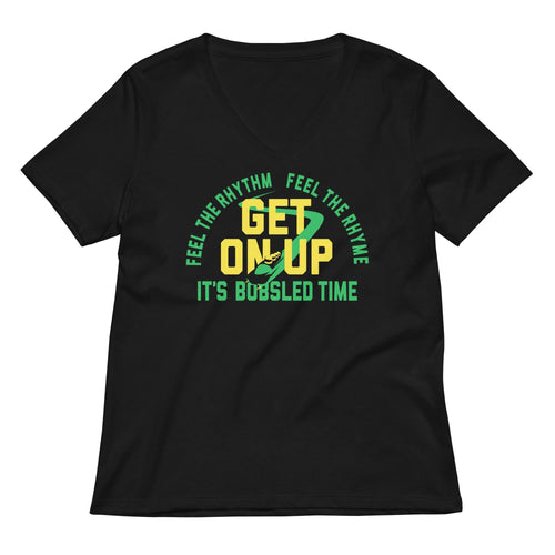 It's Bobsled Time Women's V-Neck Tee Hoodie, Sweatshirt | CoreVibeTees.com (Image 2)