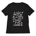 I Like Big Bulbs & I Cannot Lie Women's V-Neck Tee Hoodie, Sweatshirt | CoreVibeTees.com (Image 1)