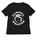 Gangsta Wrapper Women's V-Neck Tee Hoodie, Sweatshirt | CoreVibeTees.com (Image 1)