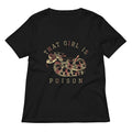 That Girl Is Poison Women's V-Neck Tee Hoodie, Sweatshirt | CoreVibeTees.com (Image 1)