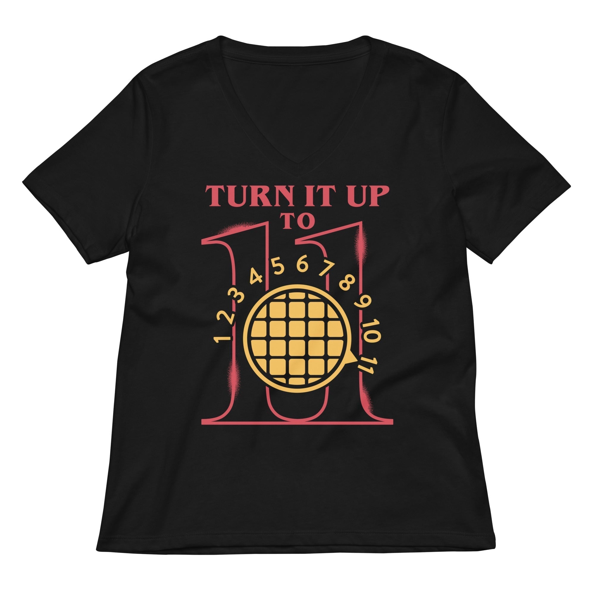 Turn It Up To 11 Women's V-Neck Tee Hoodie, Sweatshirt | CoreVibeTees.com (Image 1)
