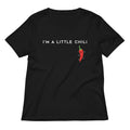 I'm A Little Chili Women's V-Neck Tee Hoodie, Sweatshirt | CoreVibeTees.com (Image 1)