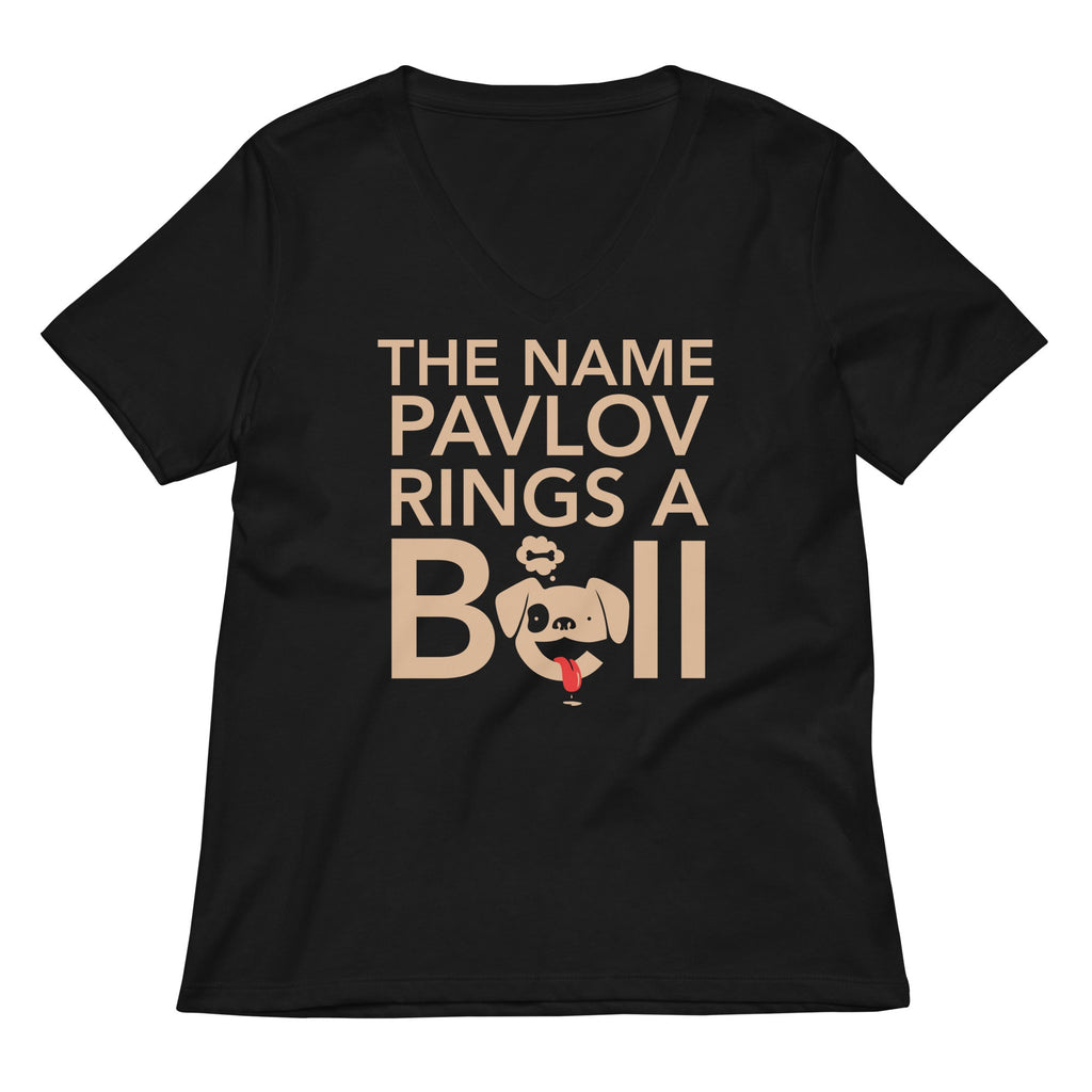 The Name Pavlov Rings A Bell Women's V-Neck Tee Hoodie, Sweatshirt | CoreVibeTees.com (Image 1)