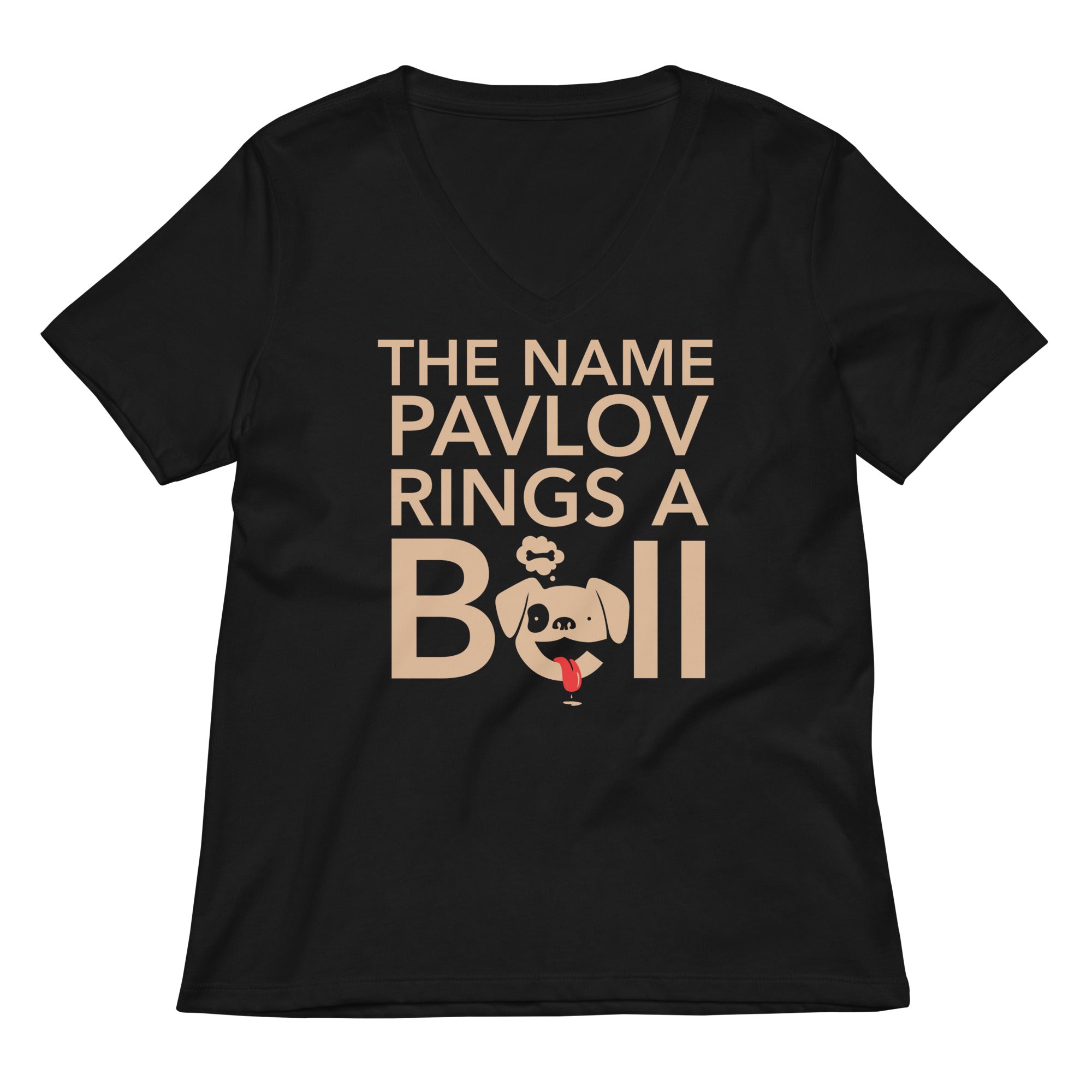 The Name Pavlov Rings A Bell Women's V-Neck Tee Hoodie, Sweatshirt | CoreVibeTees.com (Image 1)