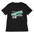 Greetings From Albuquerque Women's V-Neck Tee Hoodie, Sweatshirt | CoreVibeTees.com (Image 1)